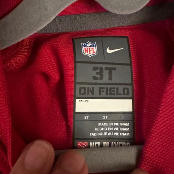 Kids Youth 3T Kittle 49ers Jersey - Picture 5 of 5